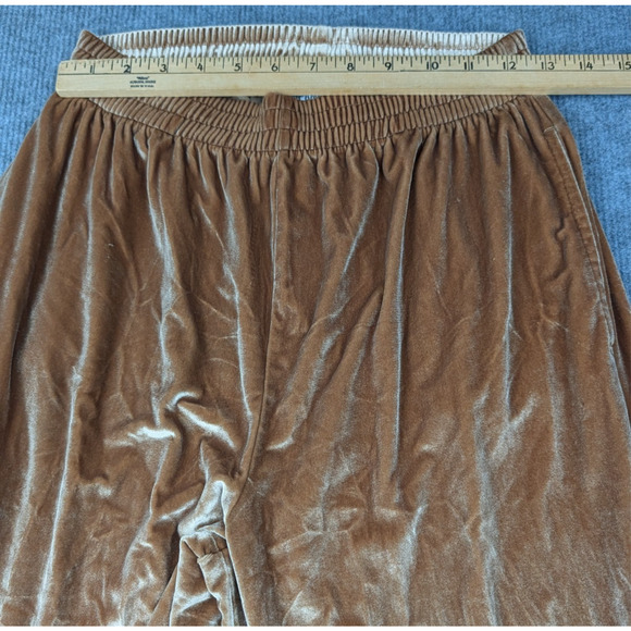 Victorias Secret Pink Velour Tracksuit Womens Medium Gold Sequin Y2K Lounge Set - Picture 7 of 16